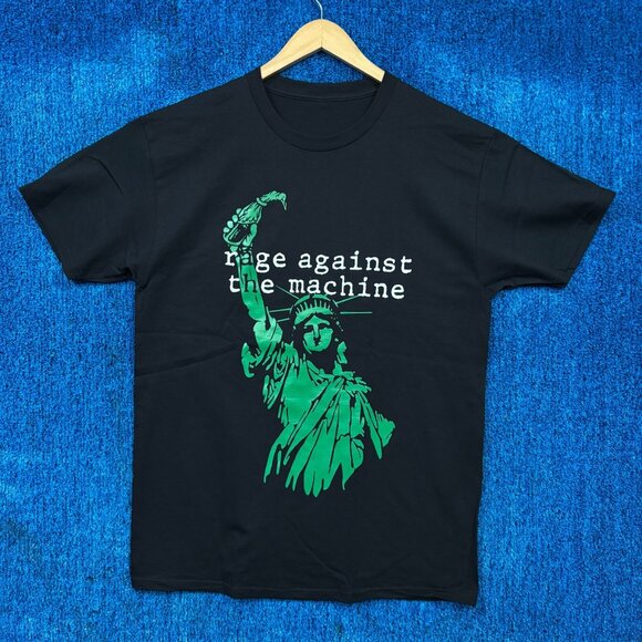 Rage Against The Machine Lady Liberty Heavy Metal Band T-Shirt Large - Picture 1 of 4